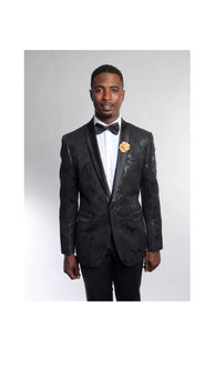 Men's Fashion Stage Blazer ~ Sport coat Black