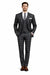 Black Windowpane Pane Suit - Mens Vested 3 Piece Suit - Gangster 1920s Style