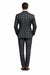 Black Windowpane Pane Suit - Mens Vested 3 Piece Suit - Gangster 1920s Style