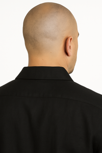 Men's Shirt And Shorts Black Two Piece Casual Set Walking Leisure Suit - Mens Linen Suit