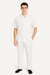 White Mens Walking Suit Men's Short Sleeve Two Piece Two Piece Mens Walking Outfit Pant Sets Suit All White Outfits For Men Short or Long Pants Leisure Casual Suit For Sale