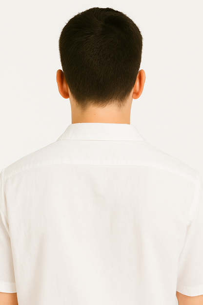 Men's Two Piece White Linen Short Sleeve Big Size Casual Casual Two Piece Mens Walking Outfit For Sale Pant Sets Suit all white outfits for men - Image 6