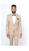 Men's Slim Fit Suit - Fitted Suit - Skinny Suits Men's BeigeRossiman Rossi Suit