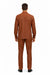 Mens Luxury Copper Wool Two-Piece Leisure Walking Suit