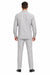 Mens Luxury Grey Wool Two-Piece Leisure Walking Suit