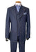 Men's 100% Cotton Denim Suit Set – Double Vent Jacket, Vest & Flat Front Pants