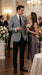 Men's 100% Luxurious Wool Sport Coat Black houndstooth checkered