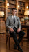 Men's 100% Luxurious Wool Sport Coat Black houndstooth checkered