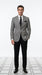 Men's 100% Luxurious Wool Sport Coat Black houndstooth checkered