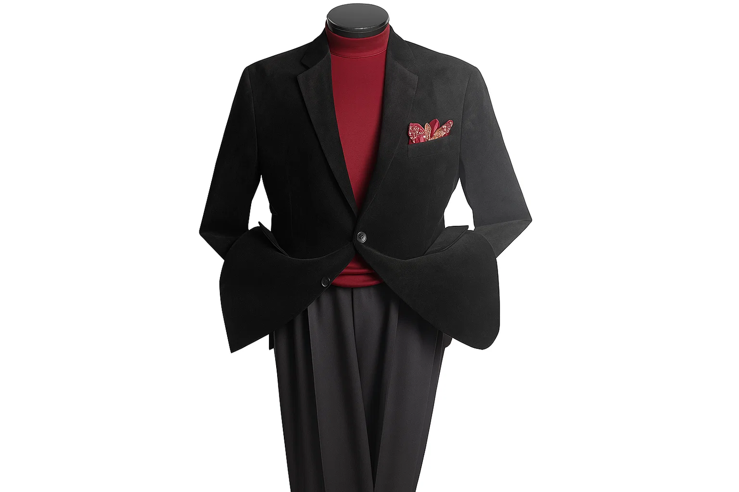 Men's 2 Buttons Classic Corduroy Cheap Priced Unique Dress Blazer Jacket For Men Sale Black
