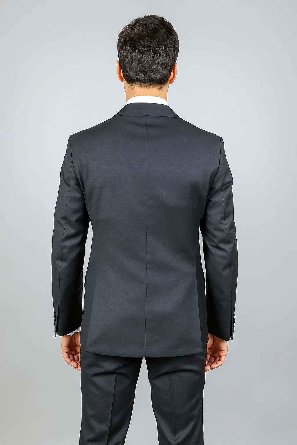 Men's 3 buttons Grey Suit