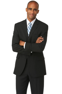 Men's Black 3 Button Polyester affordable Cheap Priced Business Three buttons Suits Clearance Sale online sale