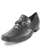 Mens Black Genuine Caiman Belly And Lizard Slip On By Los Altos