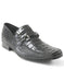 Mens Black Genuine Caiman Belly And Lizard Slip On By Los Altos