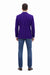Men's Blazer On Sale Purple and Bold White Pinstripe Blazer