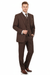 Men’s Brown Pinstripe 3-Piece Suit – Classic Business and Formal Wear with Vest