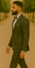 Men's Brown Plaid Slim Fit Suit by Rossiman Rossi – Peak Lapel Jacket & Tapered Pants