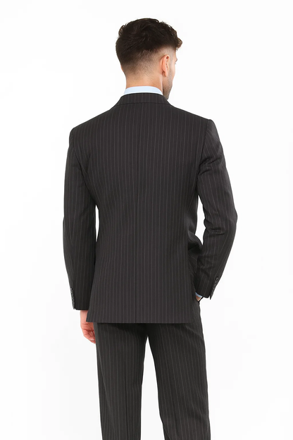 Men's Charcoal Double Breaste