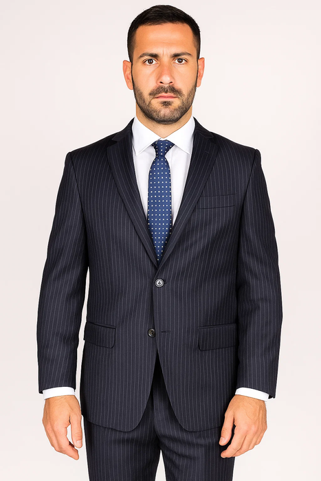 Men's Classic Two Buttons pinstripe