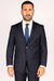 Giorgio Fiorelli Suit Men's Classic Two Buttons pinstripe Authentic Giorgio Fiorelli Brand suits Flat Front Pant