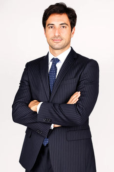 Men's Classic Two Buttons pinstripe