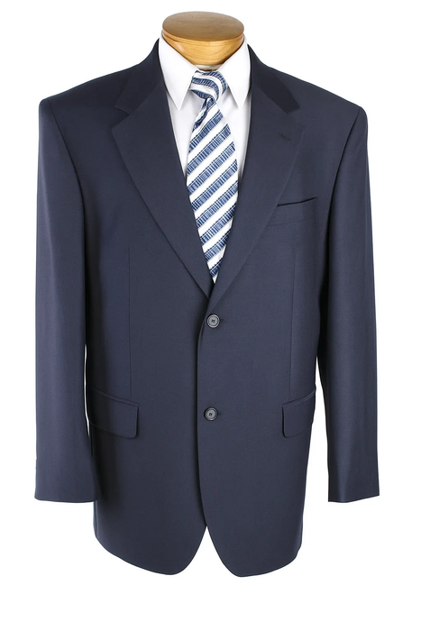 Men's Dark Navy 2 Buttons affordable cheap discounted Cheap Priced Business Suits Clearance Sale online sale