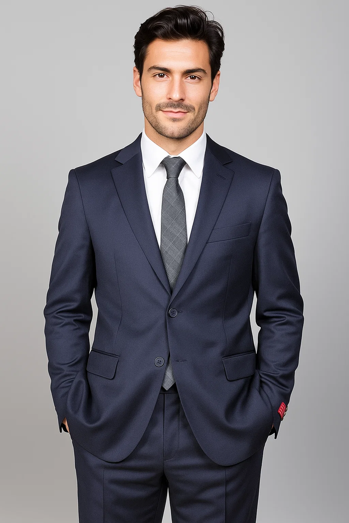 Men's Dark Navy Blue Suit 