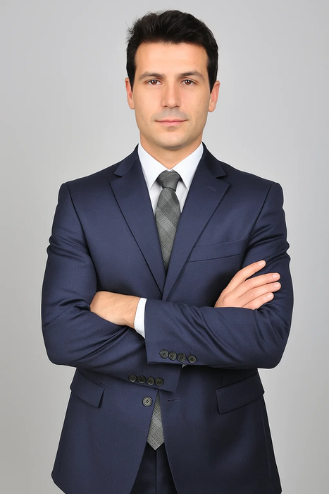 Men's Dark Navy Blue Suit 