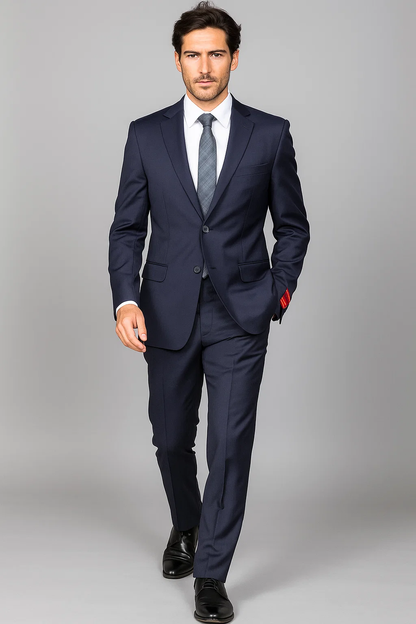 Men's Dark Navy Blue Suit 
