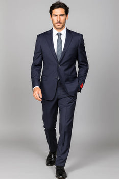 Men's Dark Navy Blue Suit 