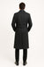 Men's Dress Coat Dress Coat Top Coat Buttons Closure Double Breasted Overcoat Charcoal Grey Full Length Maxi Coat
