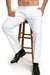 Men's Dress Pants Trousers Flat Front Slacks White