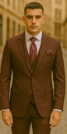 Rossiman Men's Formal Dress Suit – Elegant Tailored Suit