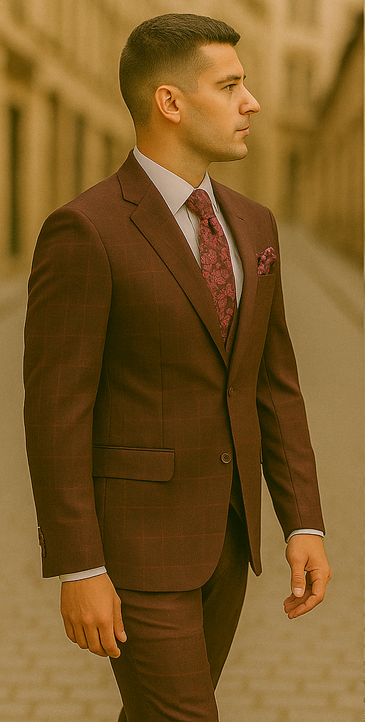 Rossiman Men's Formal Dress Suit – Elegant Tailored Suit