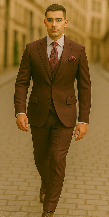 Rossiman Men's Formal Dress Suit – Elegant Tailored Suit