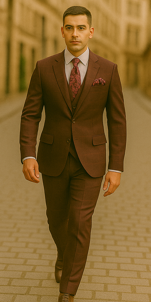 Rossiman Men's Formal Dress Suit – Elegant Tailored Suit