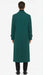 Men’s Full-Length Green Overcoat – Microfiber Blend for Winter Maxi Duster Coat