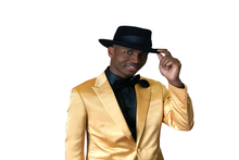 Men's Gold Peak Label Cheap Priced Designer Fashion Dress Casual Blazer On Sale Besom Two Pockets One Button Blazer