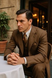 gatsby-suit-wedding-brown