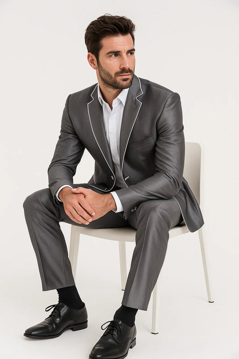 Men's Grey Tuxedo