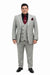 Men's Grey and Black Pinstripe Three-Piece Suit 1920s Suit Gangster Stripe Vintage Look