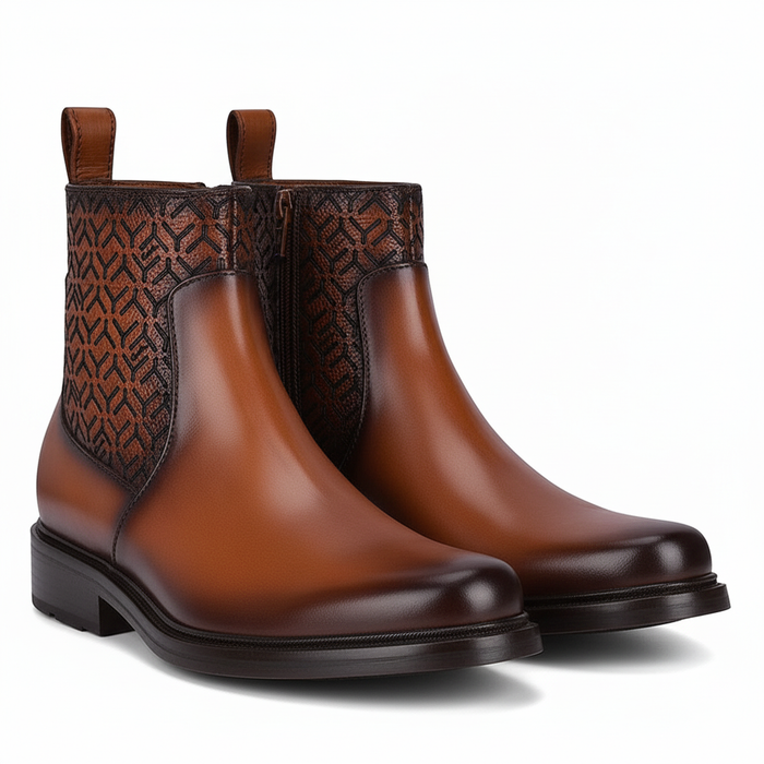 Cuadra Honey Hand Painted Dress Shoe