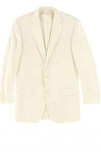 Men's Ivory Cream Off White Two Button Cheap Priced Blazer