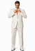 Men’s Ivory Cream Tuxedo – 2 Button Wedding Suit for Groom & Formal Events