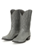 Men's Los Altos Boots 7 Toe Genuine Teju Lizard Sanded Black Leather Boots Handcrafted
