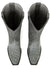 Men's Los Altos Boots 7 Toe Genuine Teju Lizard Sanded Black Leather Boots Handcrafted
