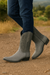 Men's Los Altos Boots 7 Toe Genuine Teju Lizard Sanded Black Leather Boots Handcrafted