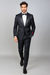 Mantoni Suit - Signature Menswear Wool Fabric SuitsOutlet - Brand Men's One-button Tuxedo - High End Suits - High Quality Suits
