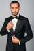 Mantoni Suit - Signature Menswear Wool Fabric SuitsOutlet - Brand Men's One-button Tuxedo - High End Suits - High Quality Suits