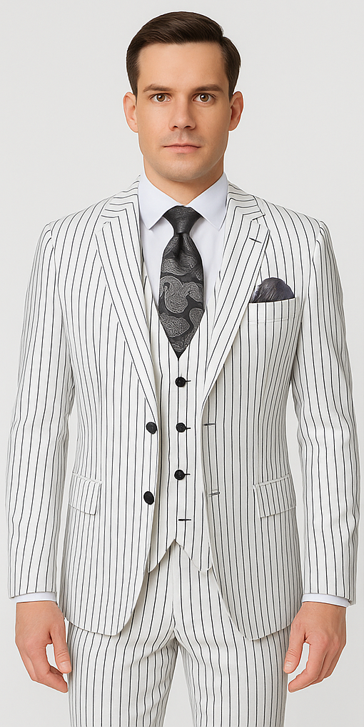 Rossi Man Remo RM1755 – Stylish Men's Formal Suit for Modern Elegance  Modern Fit